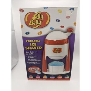 Jelly Belly Portable Ice Shaver Snow Cone Maker Manual Op Household Use JB15333